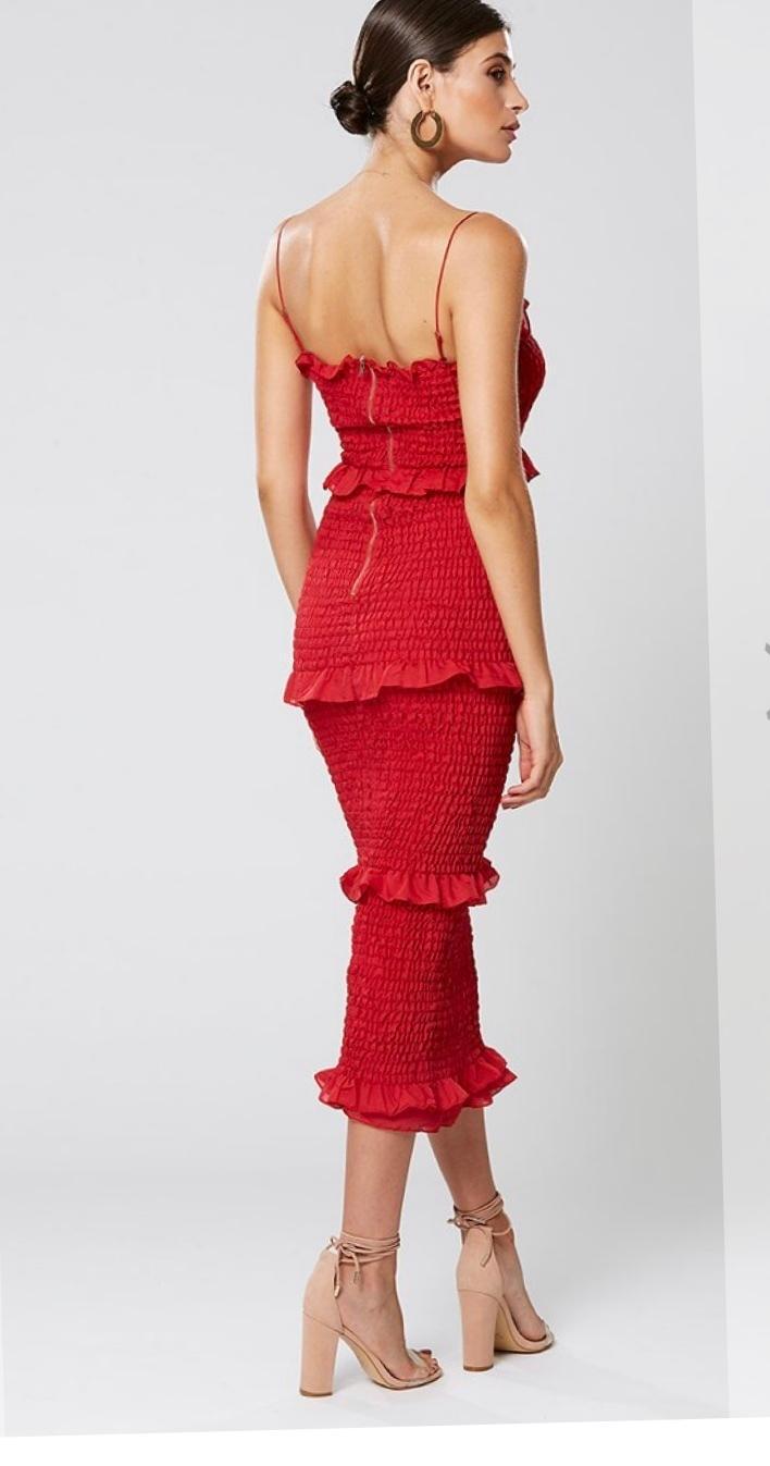 Winona- Xia Dress Red  - Image 3