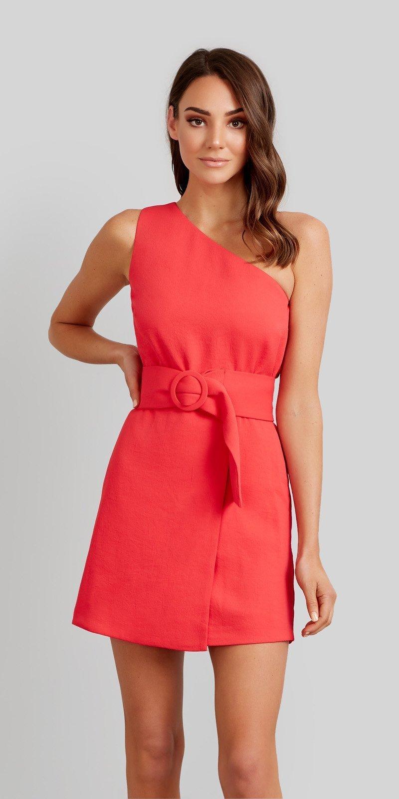 Kookai Gigi Mini Dress - Red Size 10 - Image 1