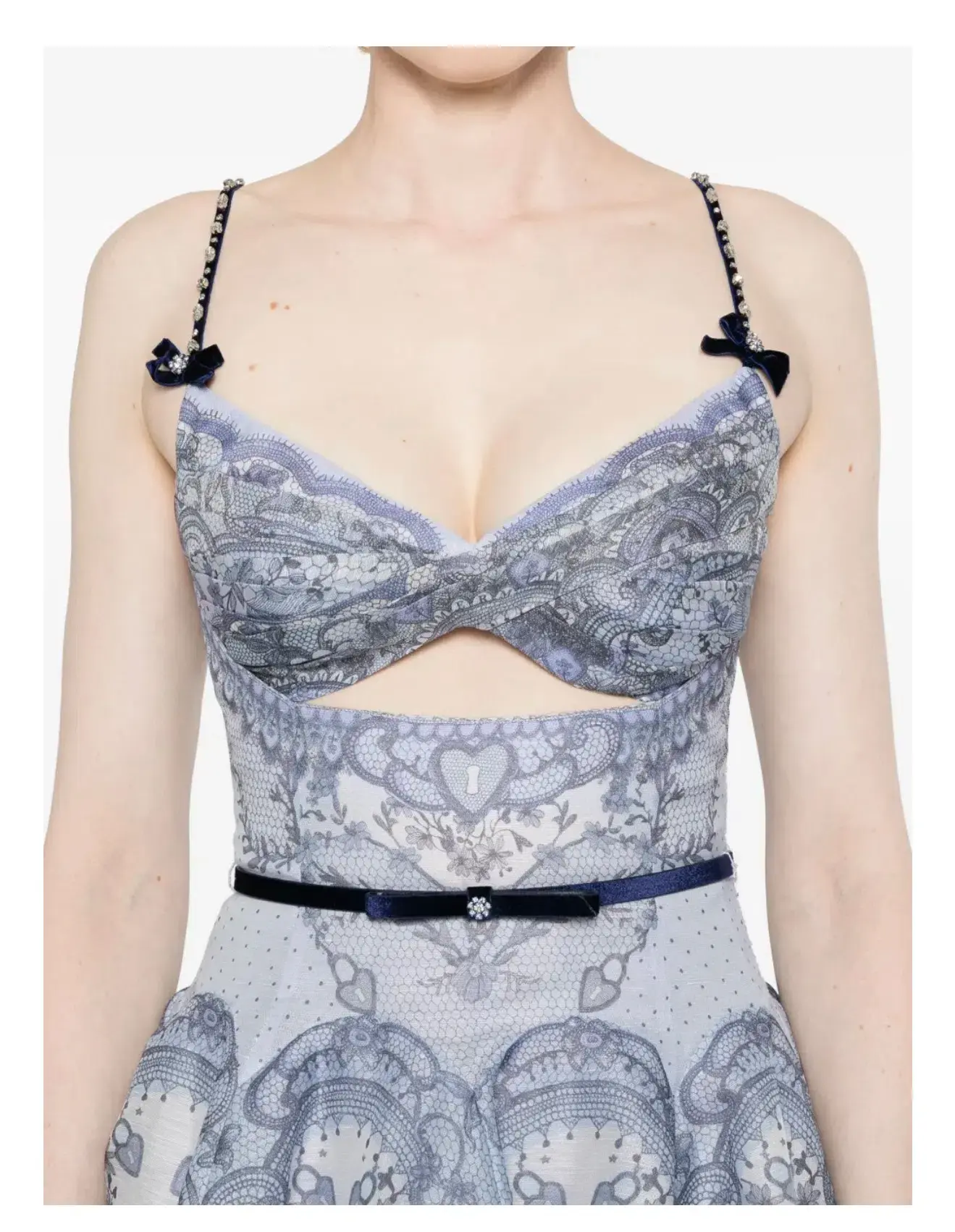 Zimmermann Crush Twist Front Mini Dress Print Size 4 / Aus 16 - Image 6