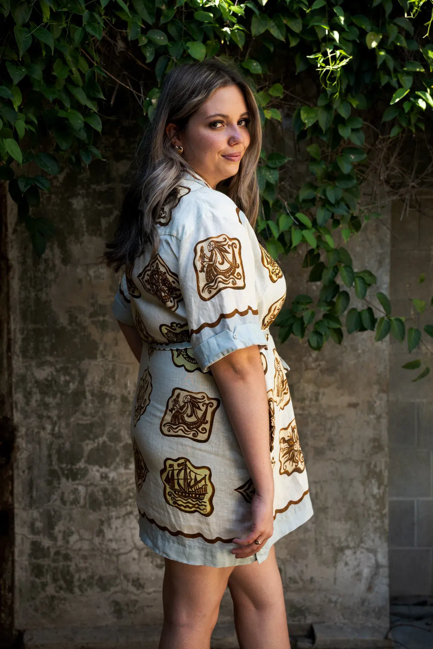 Alemais Relic Mini Dress Print Size 14  - Image 3