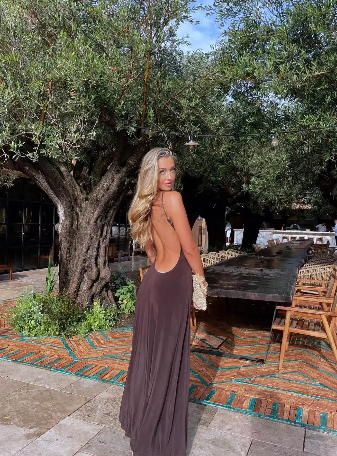 One Mile Sammy Maxi Dress Brown Size S / AU 8 - Image 3