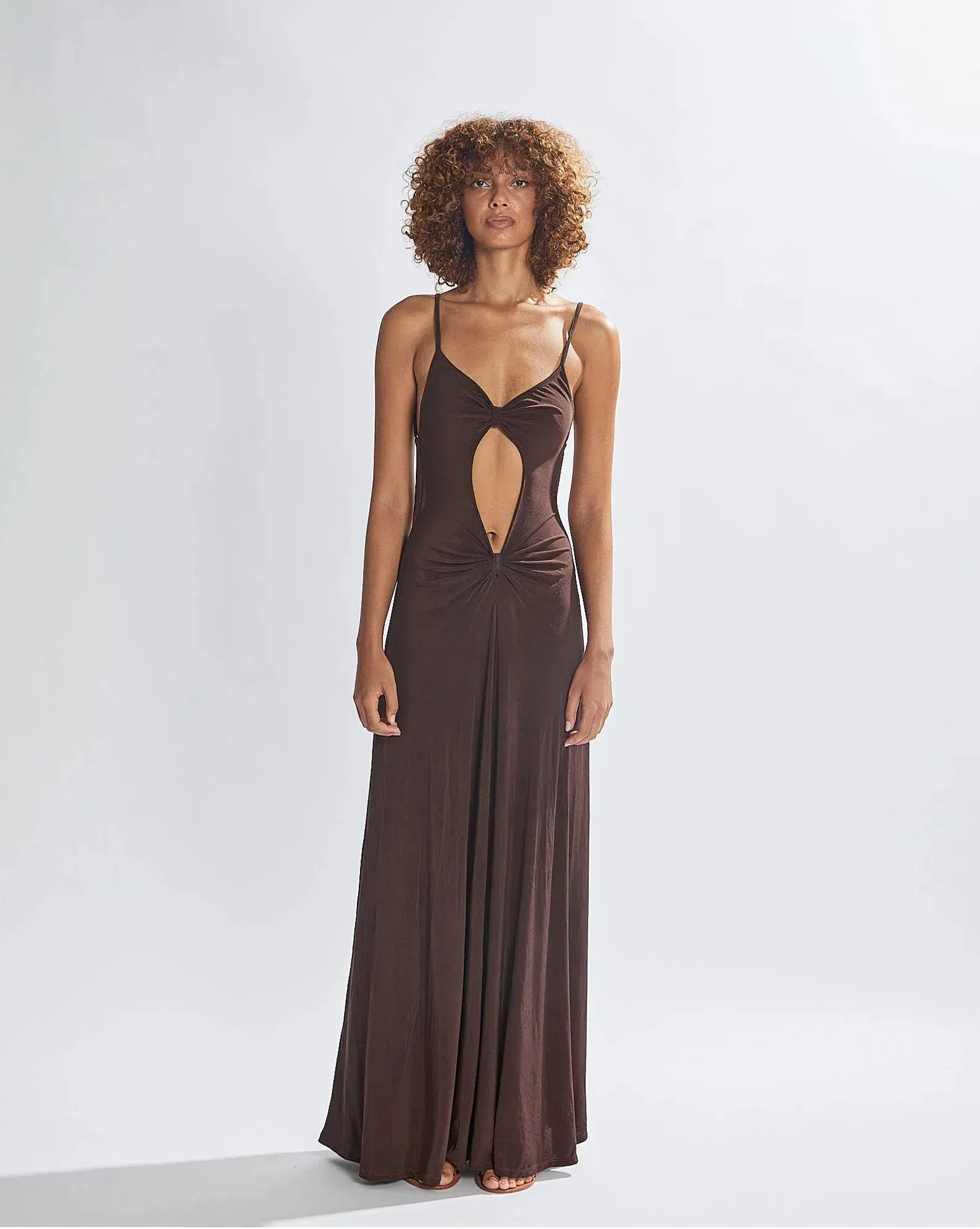 One Mile Sammy Maxi Dress Brown Size S / AU 8 - Image 2