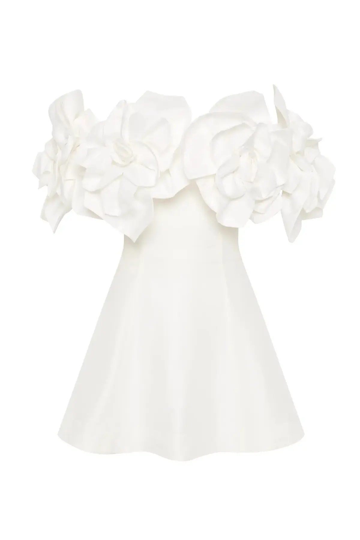  Aje Etta Mini Dress Ivory Size 14 - Image 5