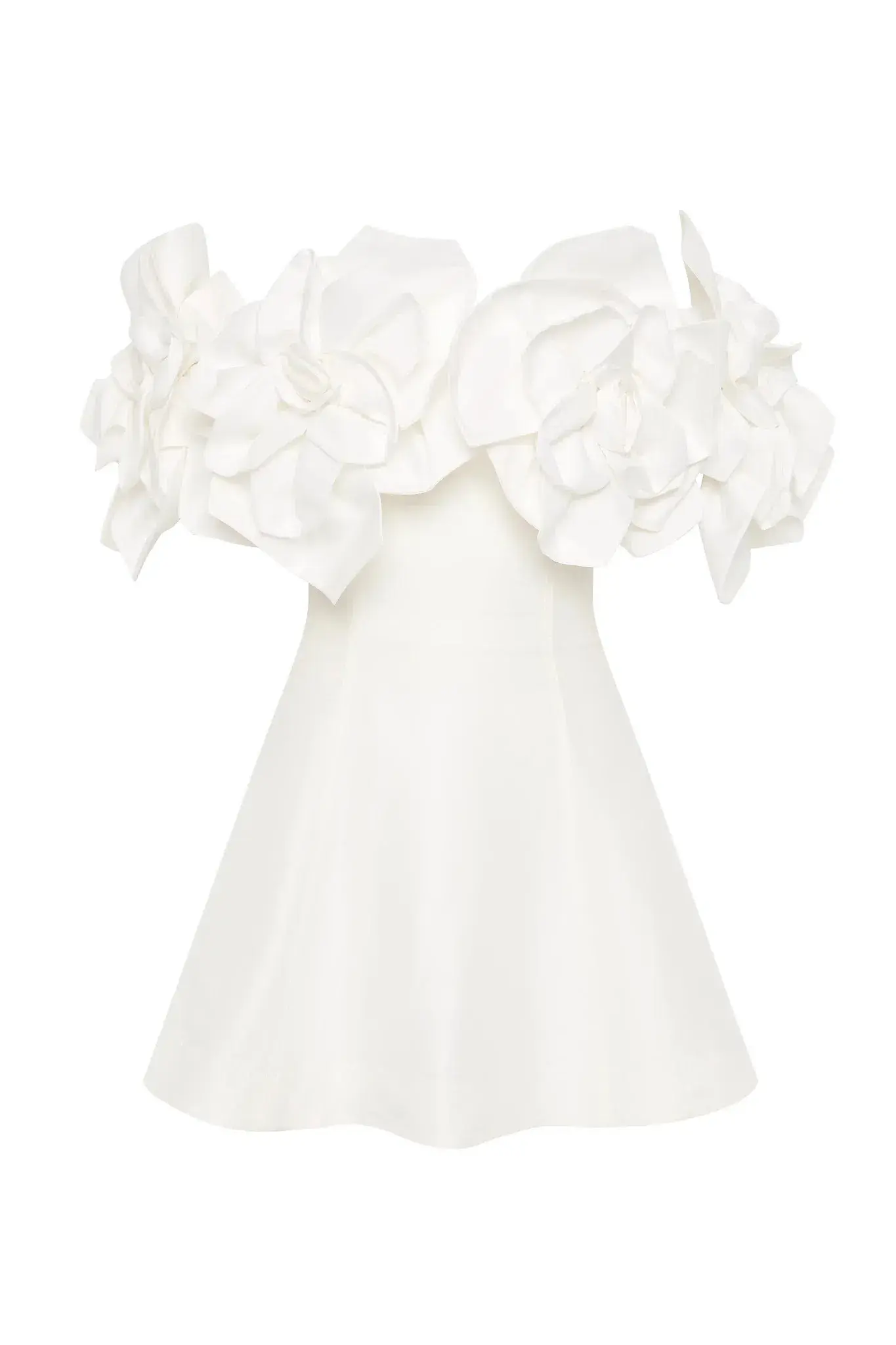  Aje Etta Mini Dress Ivory Size 14 - Image 5