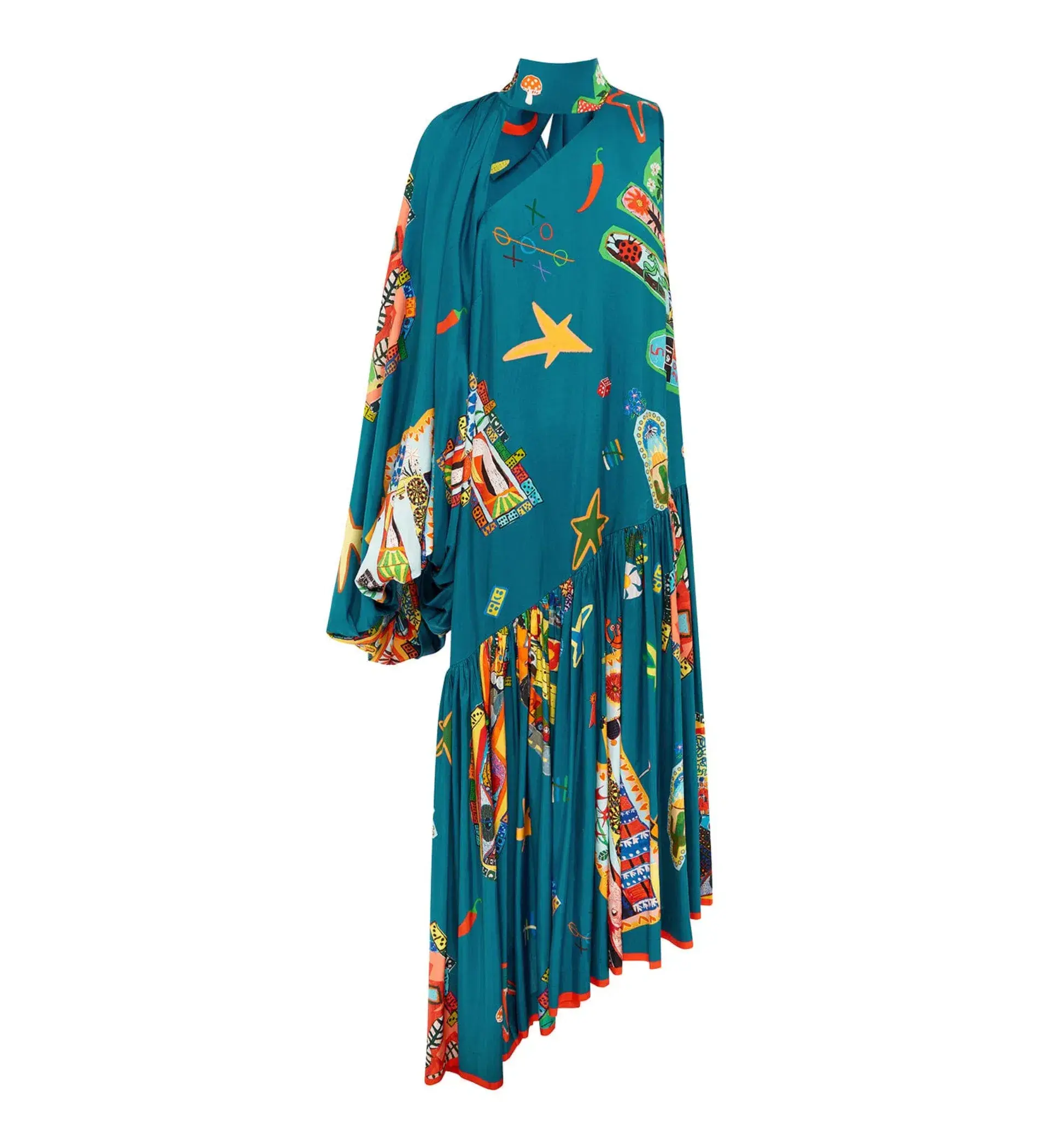 Alemais Rollers Maxi Print Size 6 - Image 4