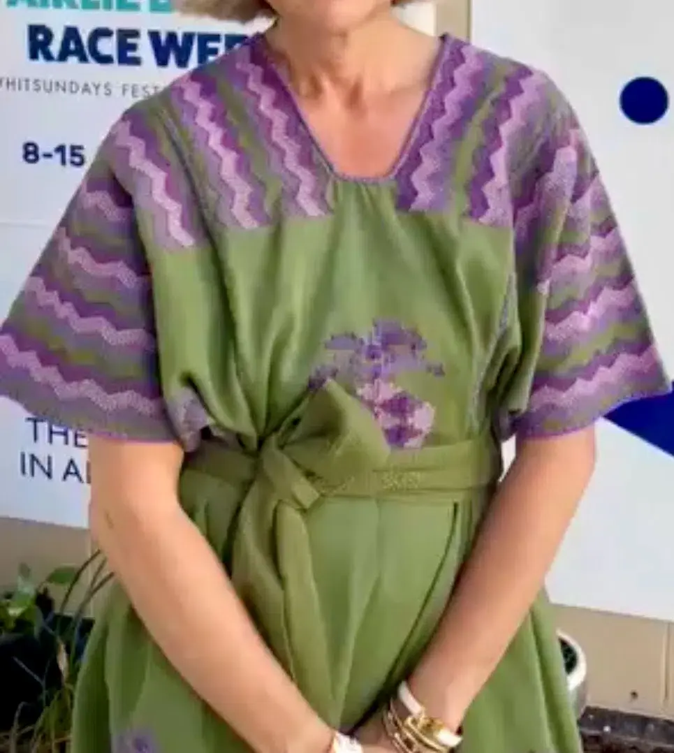 Pippa Holt No.692 Midi Kaftan Multi One Size - Image 5