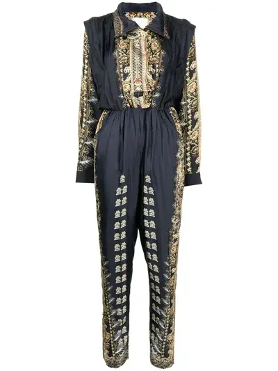 Camilla Its All Over Torero Jumpsuit With Removable Sleeve Multi Size L / AU 14 - Image 9