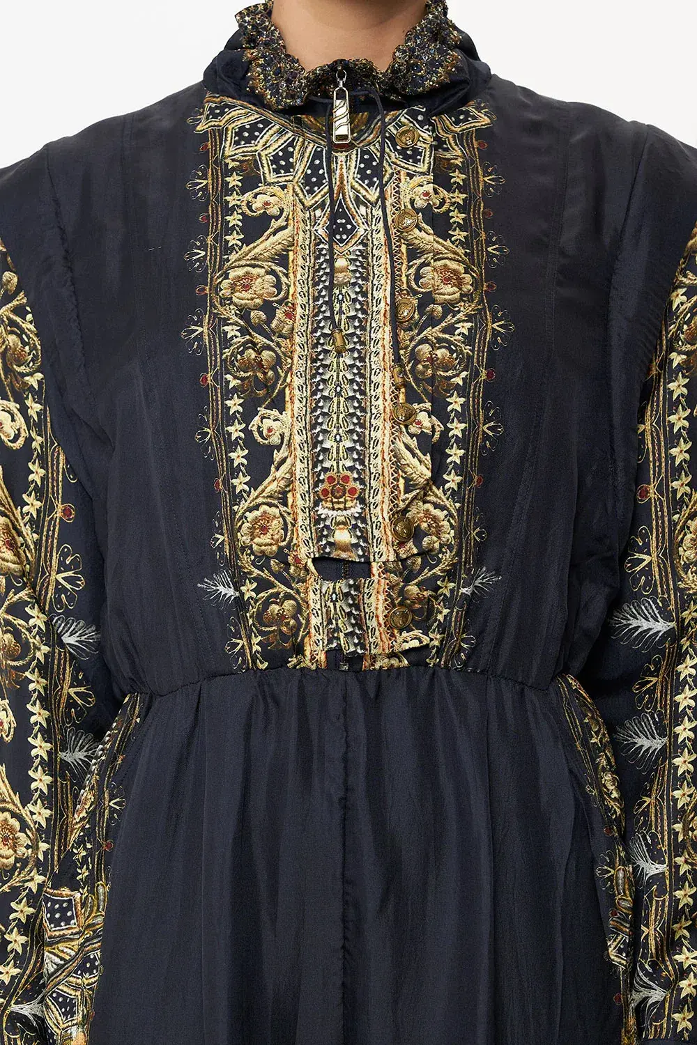 Camilla Its All Over Torero Jumpsuit With Removable Sleeve Multi Size L / AU 14 for rent on The Volte - main image