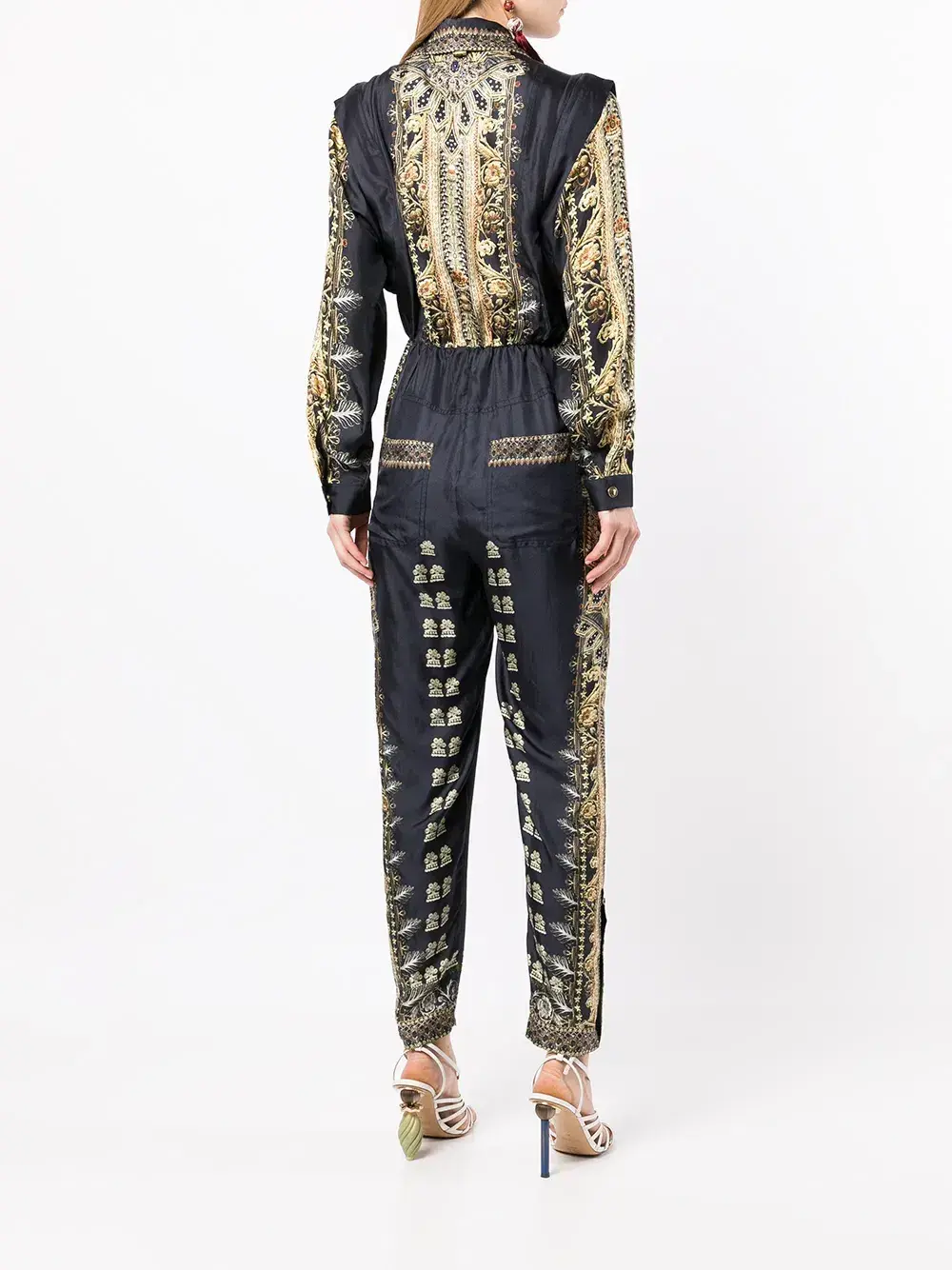 Camilla Its All Over Torero Jumpsuit With Removable Sleeve Multi Size L / AU 14 for rent on The Volte - main image
