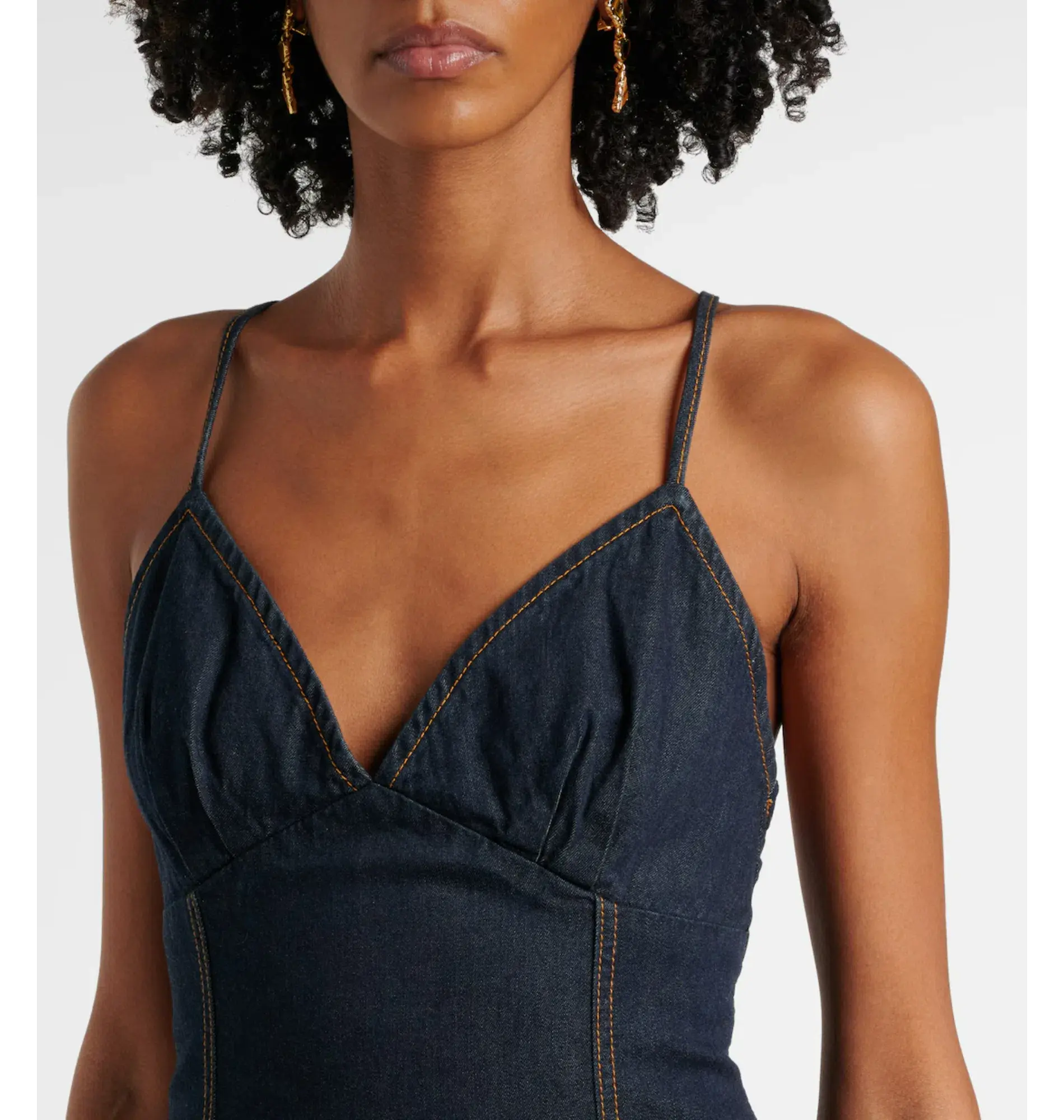Zimmermann Crush Denim Mini Dress Night Sky Size 0 / AU 8 - Image 3