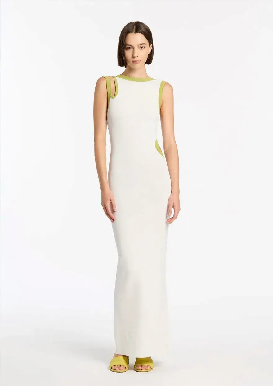 Sir The Label  Evangelina Cut Out Maxi Dress White Size 8 - Image 1