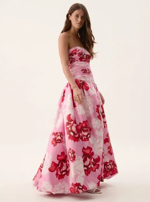 Aje Behold Maxi Boldly Blooming Pink Size 8  - Image 2