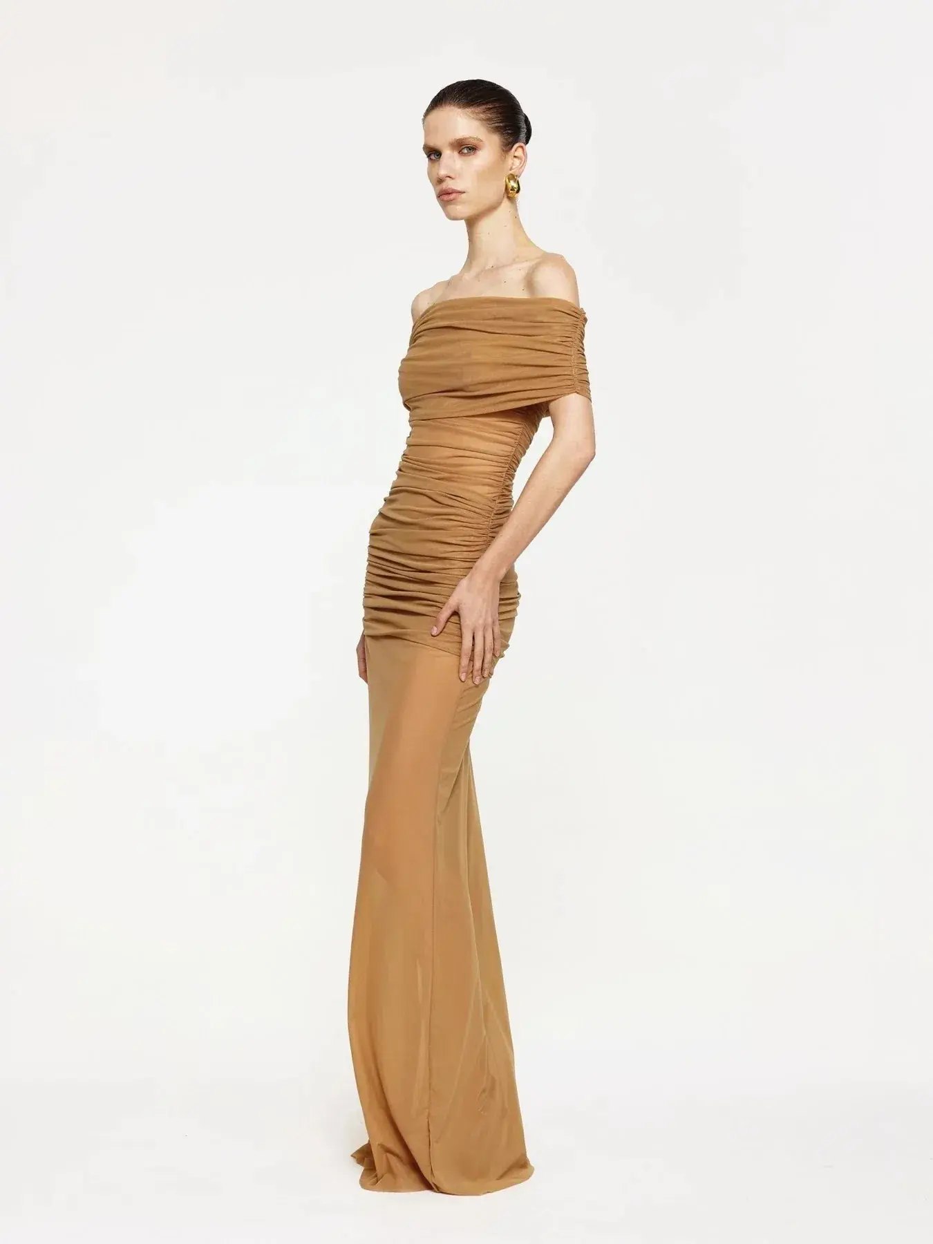 Effie Kats Windsor Maxi Dress Dark Skin Size L/12 - Image 3