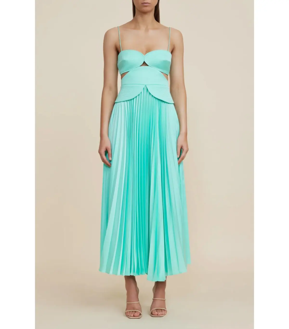 Acler Atholton Midi Dress in Arctic Mint Size AU 10  - Image 1