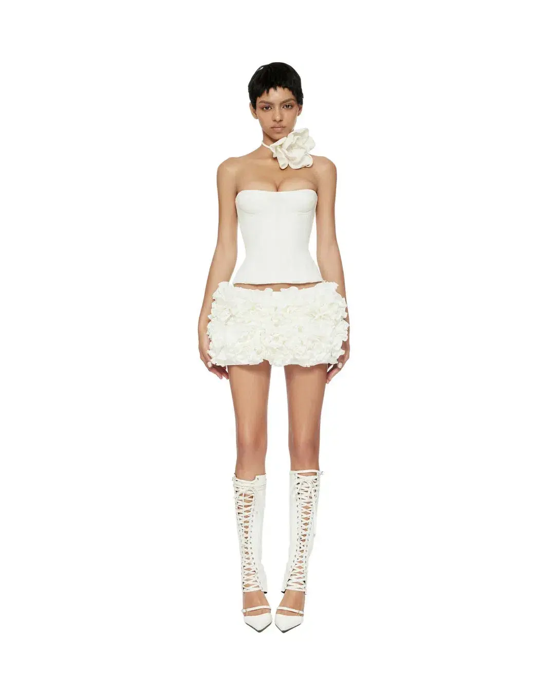 Fanci Club Mini White Set White  Size 8 - Image 1