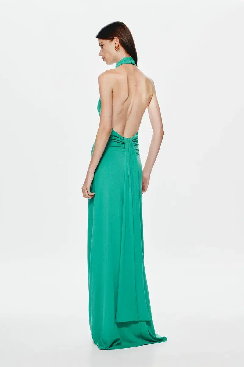 Misha Maybel Jersey Dress Green Size 12 - Image 3