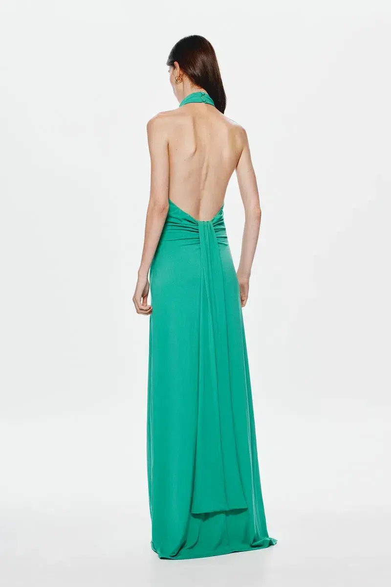 Misha Maybel Jersey Dress Green Size 12 - Image 4