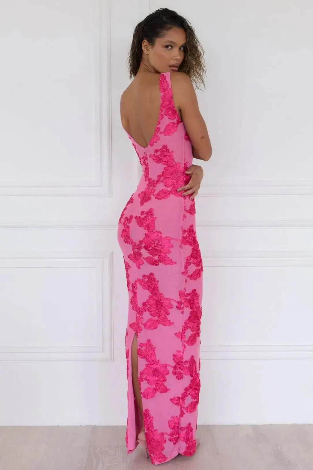SLA the Label July Applique Dress Floral Size 6 - Image 4