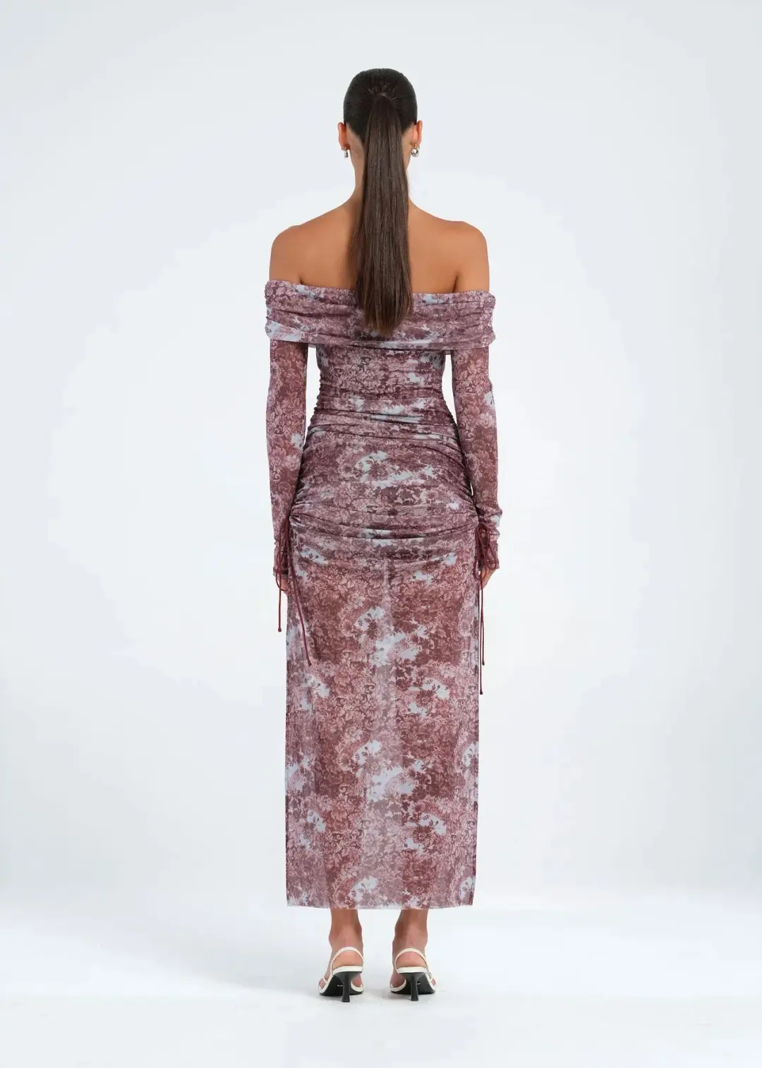 Benni Blaire Midi Dress Antique Fleur Size AU 8 for rent on The Volte - main image