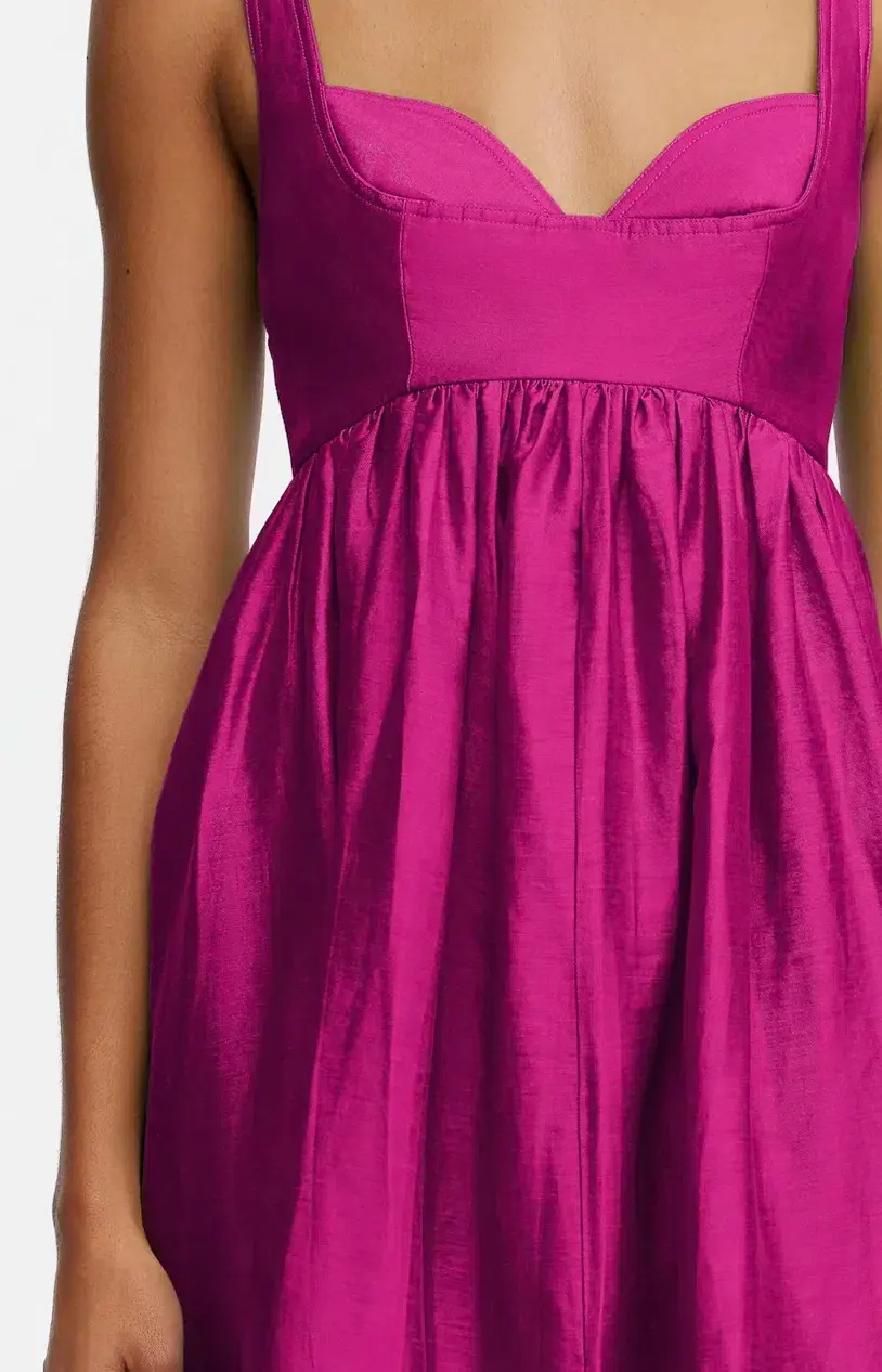 Acler Sandgate Maxi Dress in Plum Size AU 16 - Image 3