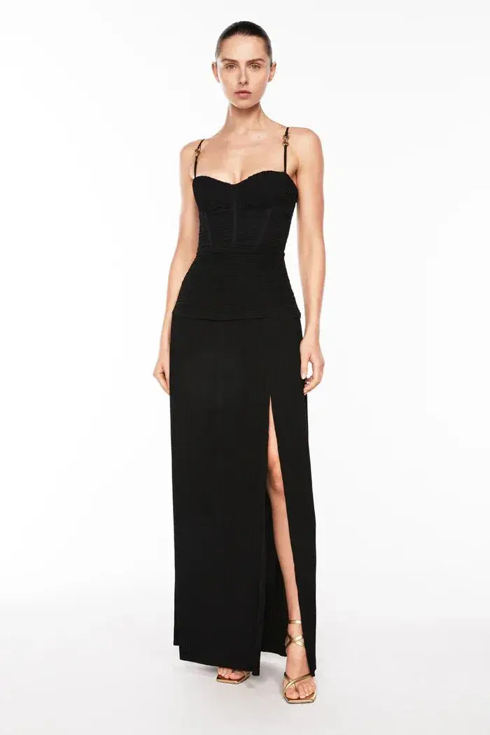 Manning Cartell Double Time Pleat Black Size AU 12  - Image 1