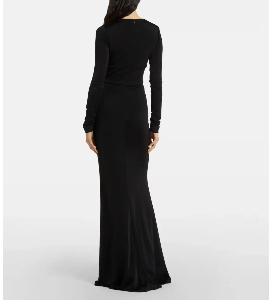 Rebecca Vallance Domenica Cutout Gown in Black Size 8 for rent on The Volte - main image