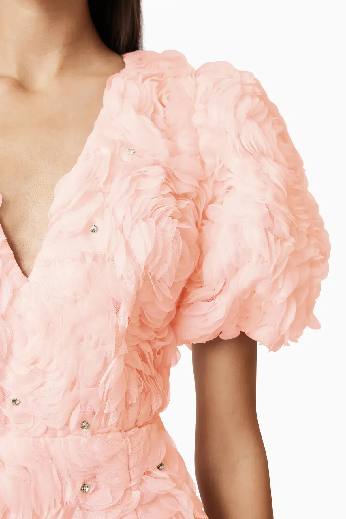 Elliatt Rosella 3D Mini Dress in Pink Size 10 - Image 6