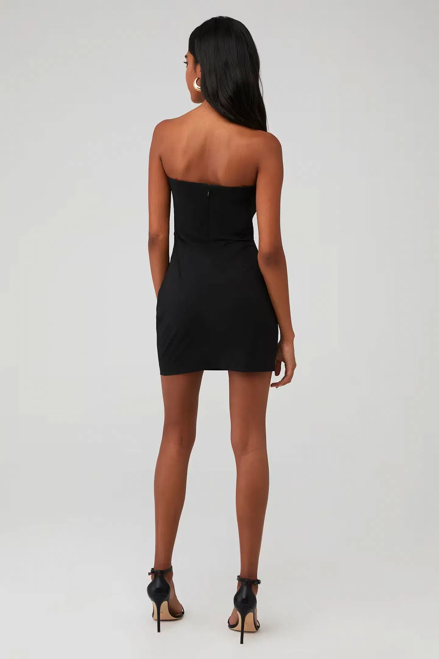 Bec & Bridge Zelie Strapless Mini Dress Black Size AU 8 - Image 2