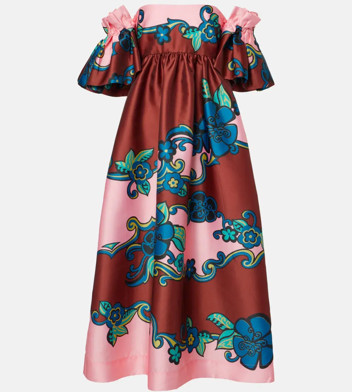 Alemais Azalea Off Shoulder Dress Floral Size AU 10 - Image 5