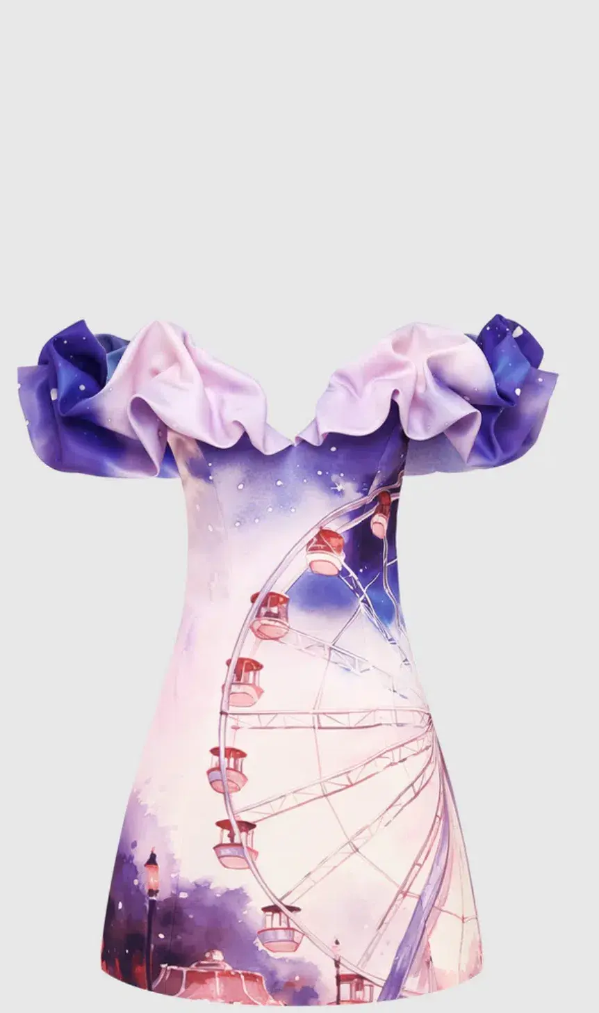 Leo Lin Bella Off Shoulder Bustier Mini Dress Size AU 12 - Image 4
