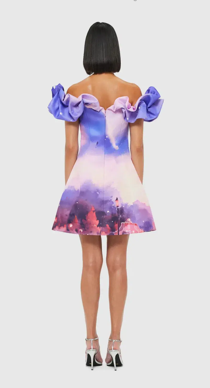 Leo Lin Bella Off Shoulder Bustier Mini Dress Size AU 12 - Image 2