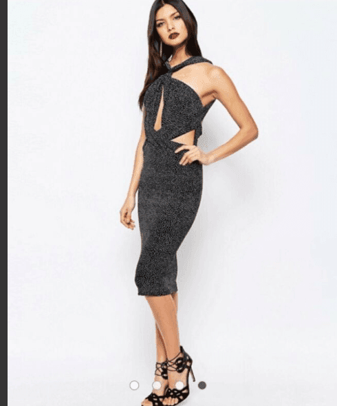 Bec & Bridge - The Amulet Twist Halter Dress Size 10 - Image 4