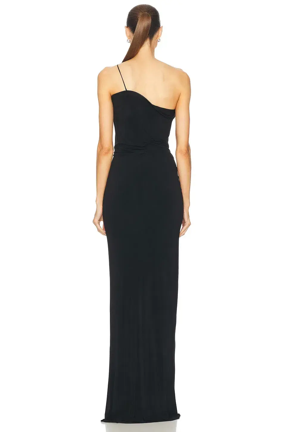 Christopher Esber Wave Coil Maxi Dress Black Size 8 for rent on The Volte - main image