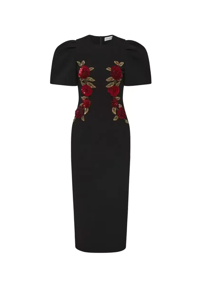 Rebecca Vallance Rosetta Midi Dress Size AU 8 - Image 5