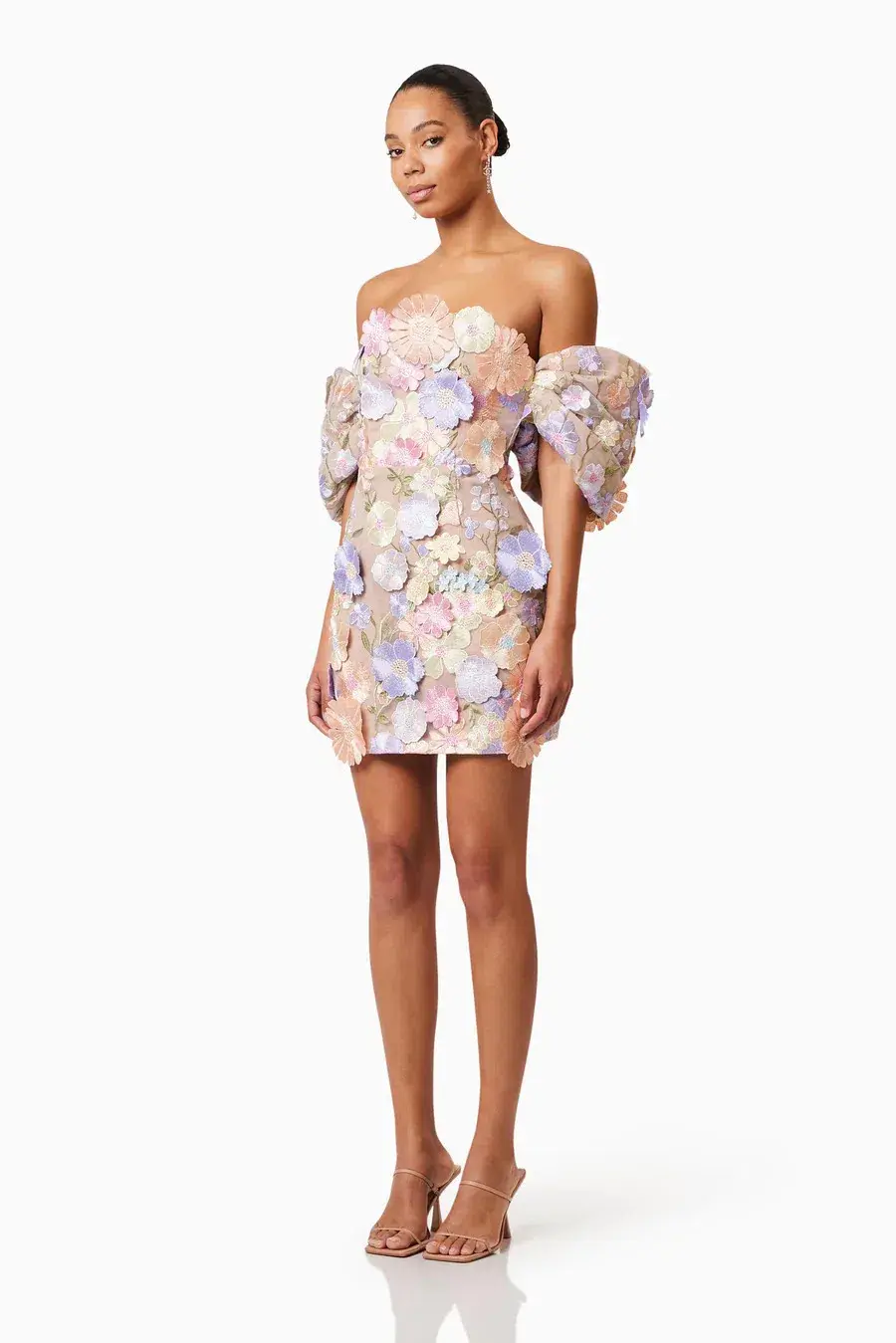 Elliat Perry Embellished Mini Dress in Purple Size L / AU 12 - Image 9