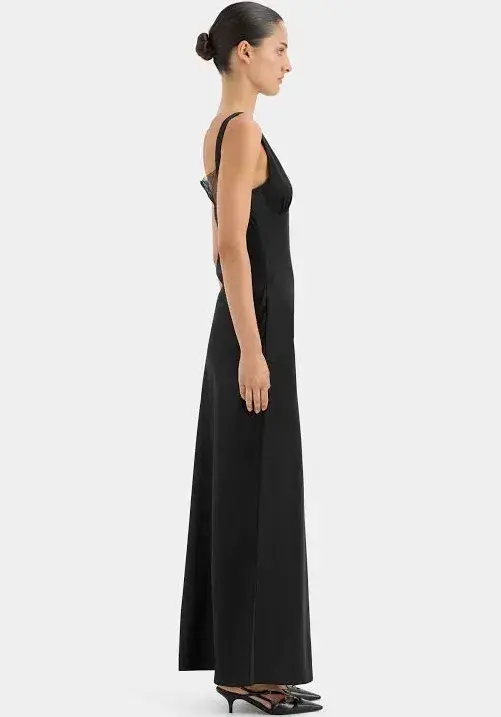 Sir The Label Dunya Lace Gown Black Size 10/M - Image 7