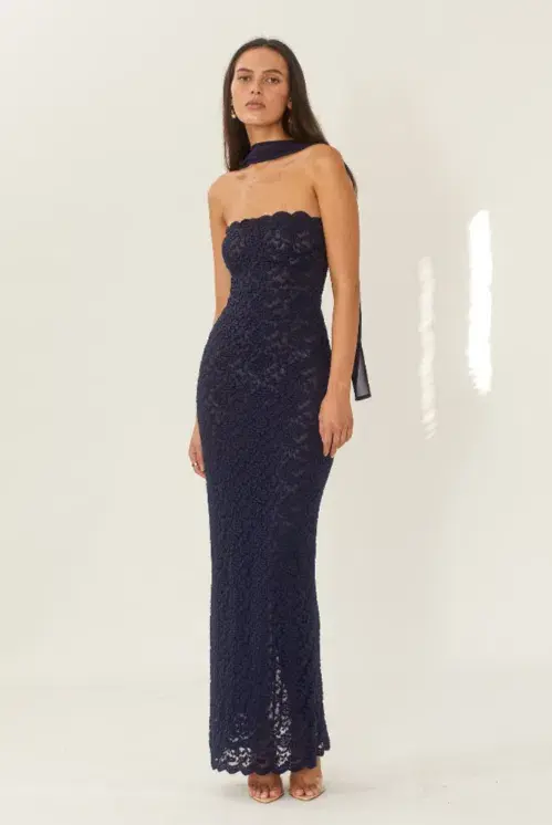 Arcina Ori Meredith Dress Navy Size 10 (M) - Image 1
