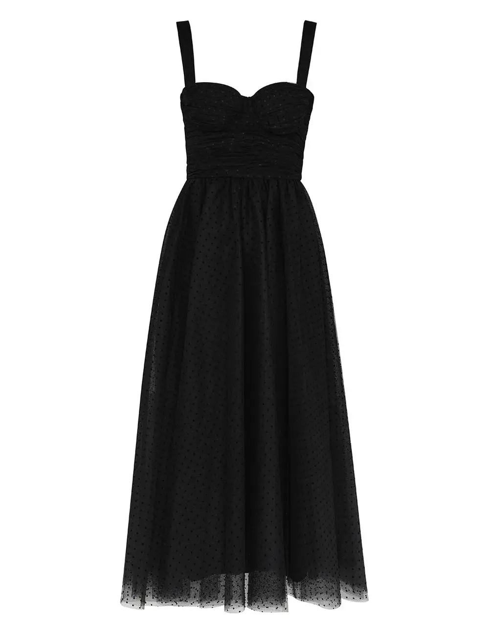 Zimmermann Tulle Midi Dress Black Size 0P / Size AU 6 - Image 4