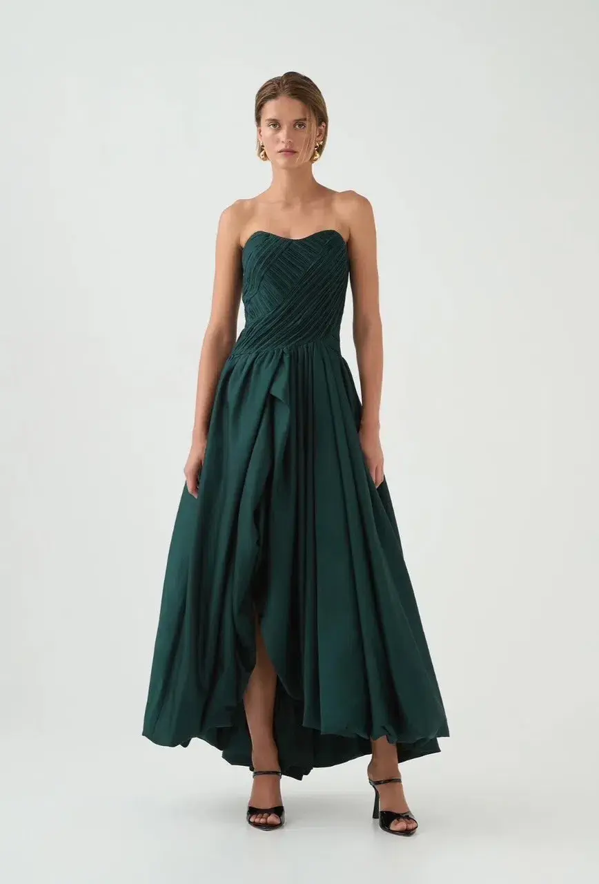 Aje Spatial Maxi Bonsai Green Size XXS/AU 4 for rent on The Volte - main image