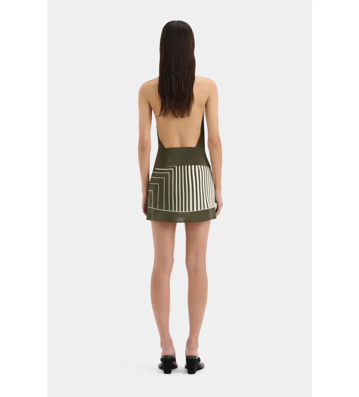Sir The Label Leilana Mini Dress Garden Stripe Size 1 / AU 8 - Image 3