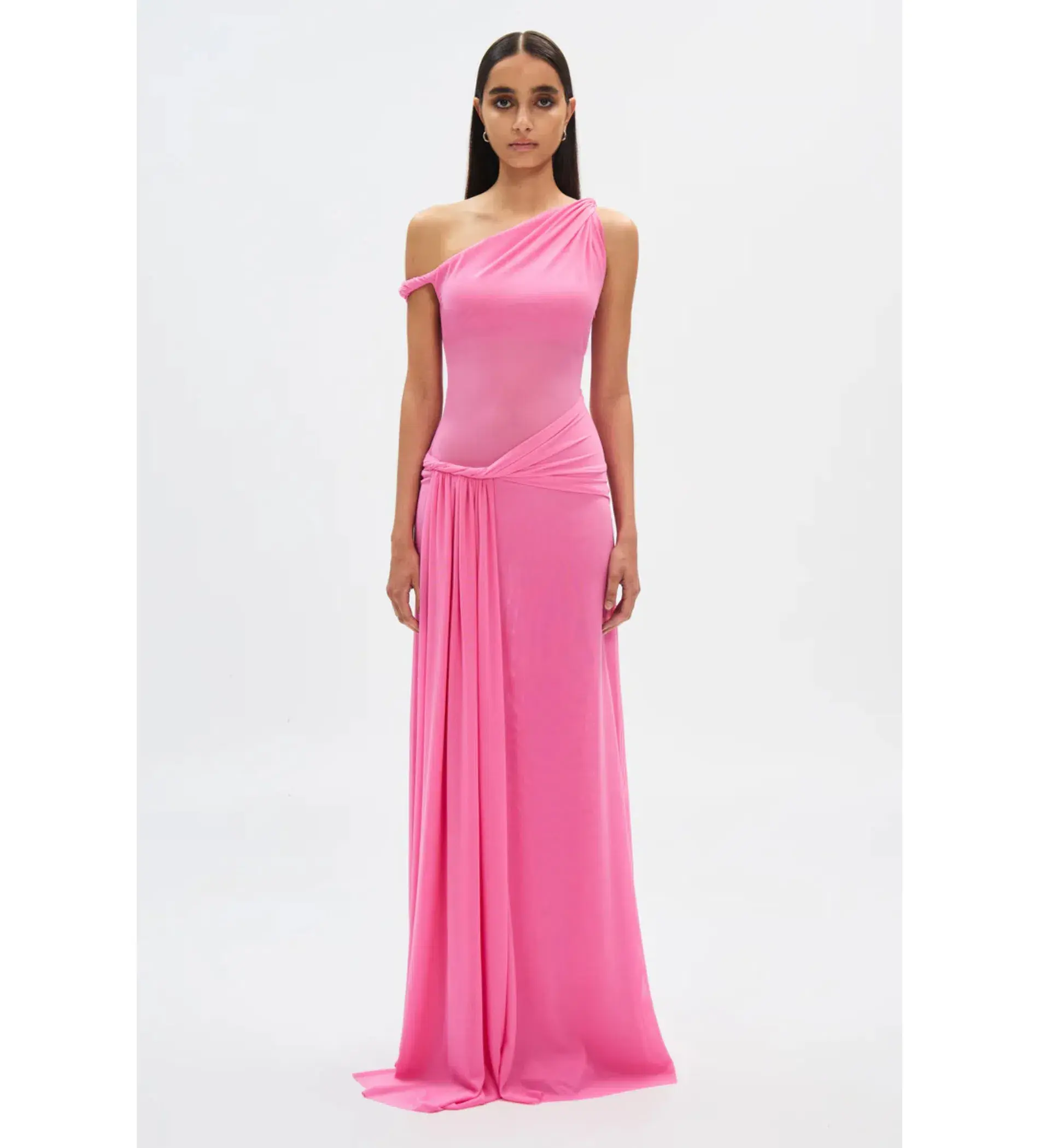 MISHA The Sisal Mesh Dress Orchid Pink Size 12/L - Image 1