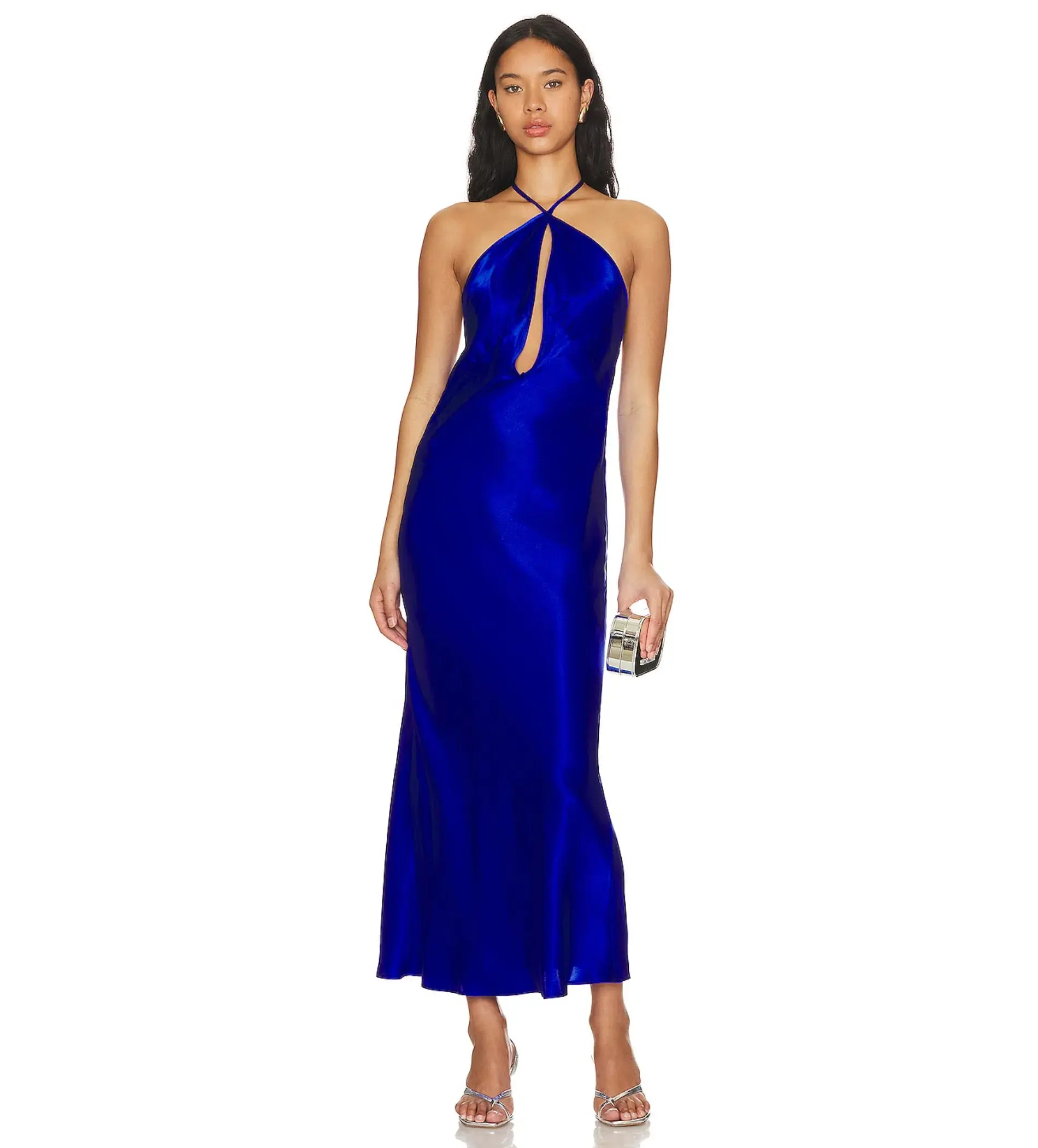 Natalie Rolt Irena Dress Blue Size 12 - Image 1