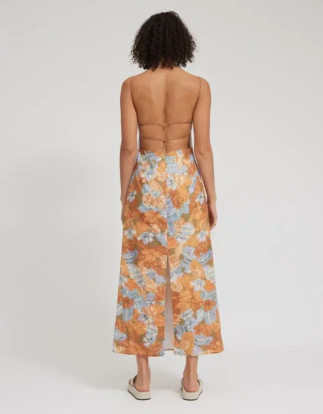 TOJHA Poppy Dress Midi Floral Size AU 14 - Image 2