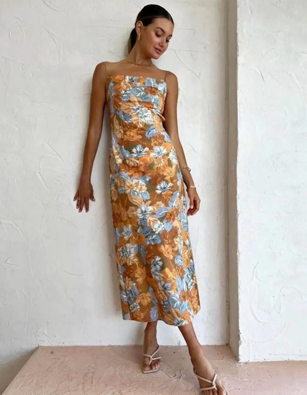 TOJHA Poppy Dress Midi Floral Size AU 14 - Image 1
