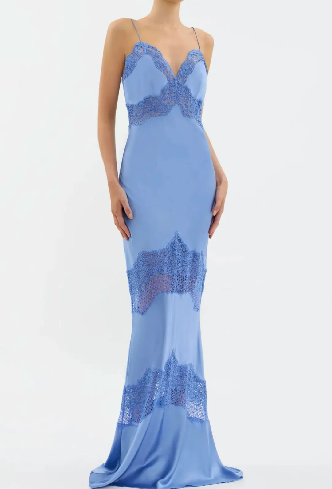 Rebecca Vallance Larisa Maxi Dress Blue Size XS / AU 6 for rent on The Volte - main image