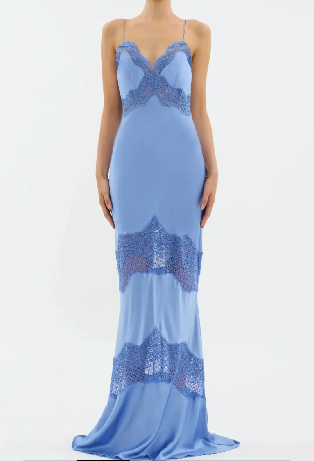 Rebecca Vallance Larisa Maxi Dress Blue Size XS / AU 6 for rent on The Volte - main image