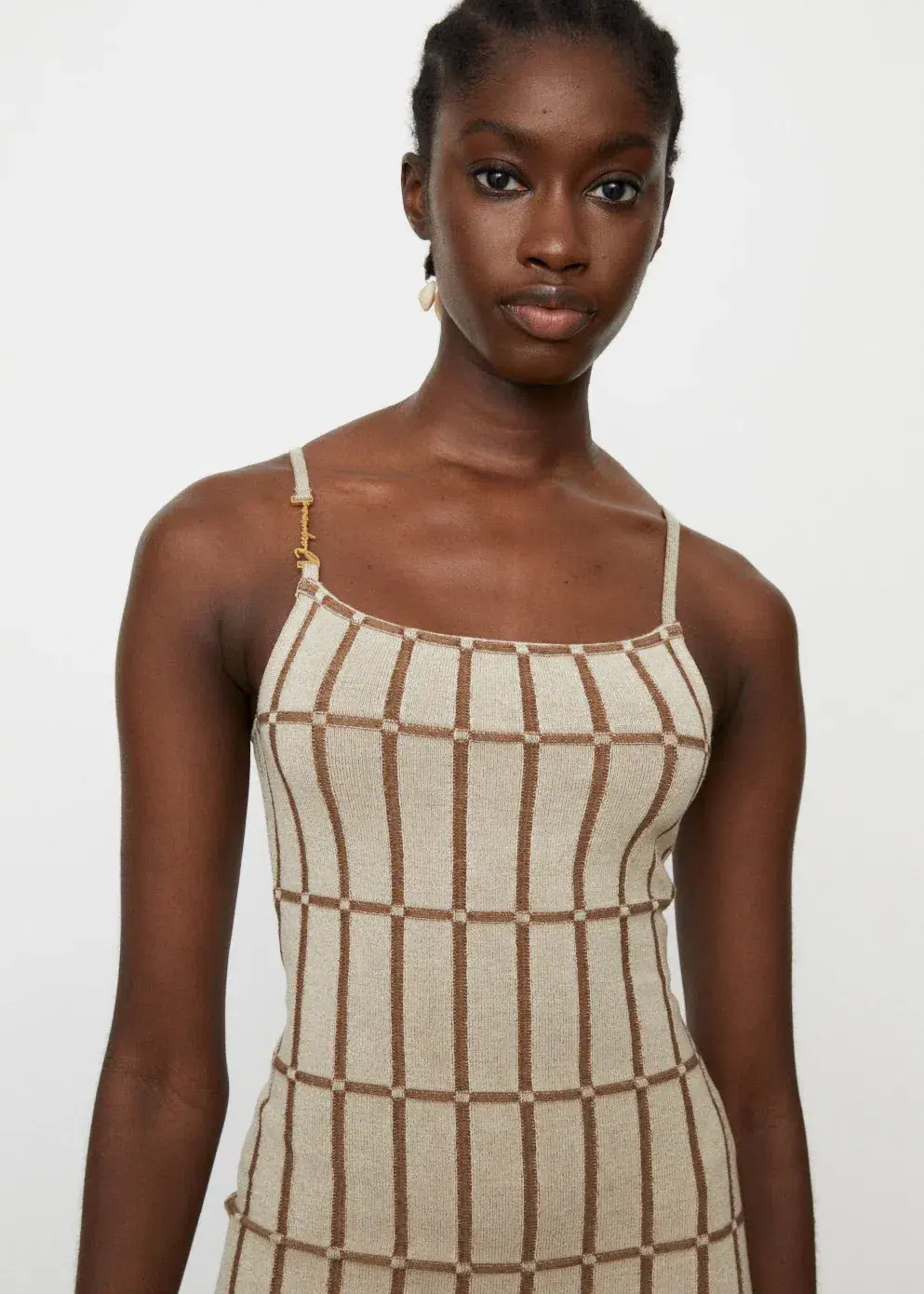 Jacquemus La Robe Maille Malha Mini Dress Beige Size 36/AU 8 - Image 4