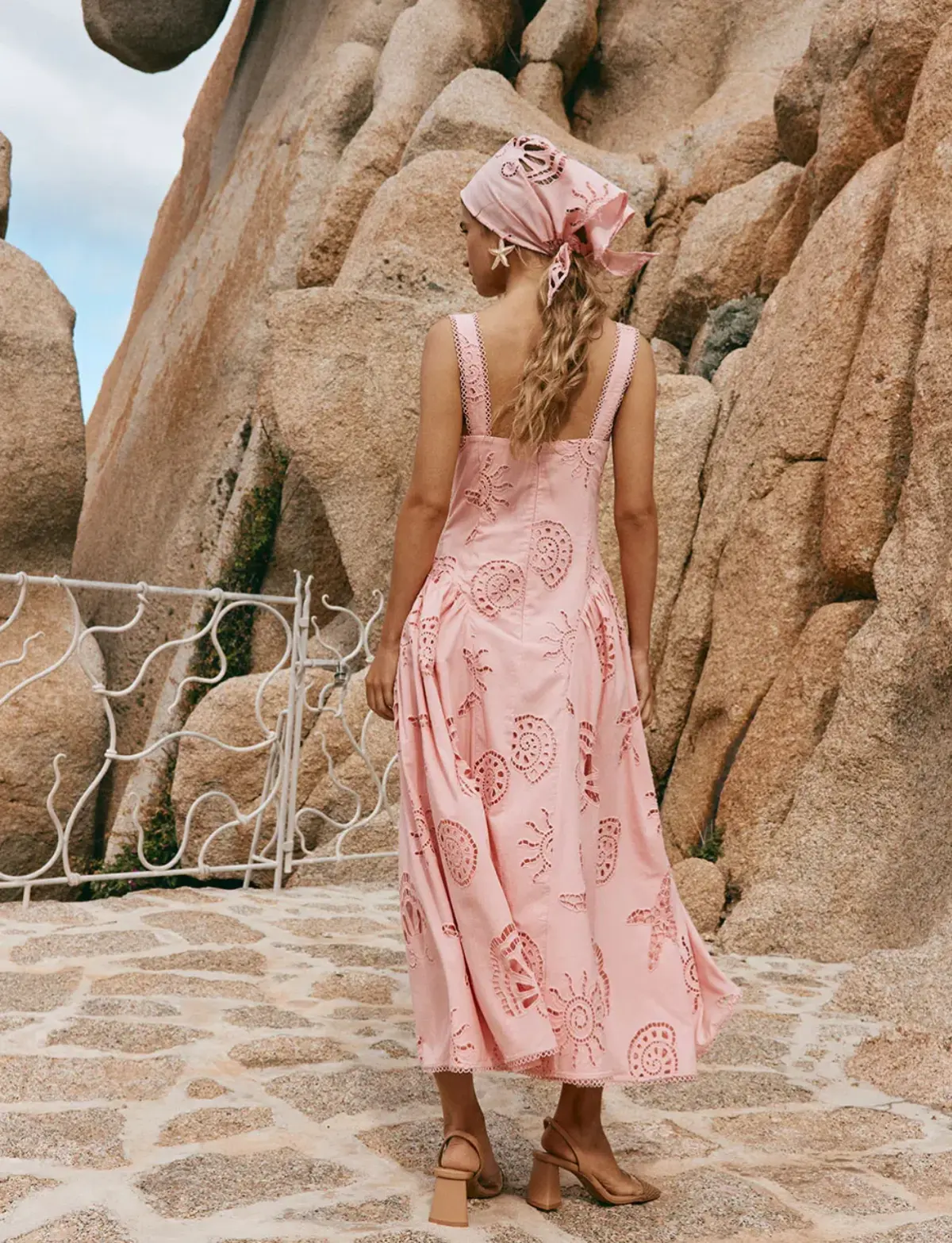 Zaco Biarritz Dress Corallo Rosa Size 8 - Image 3