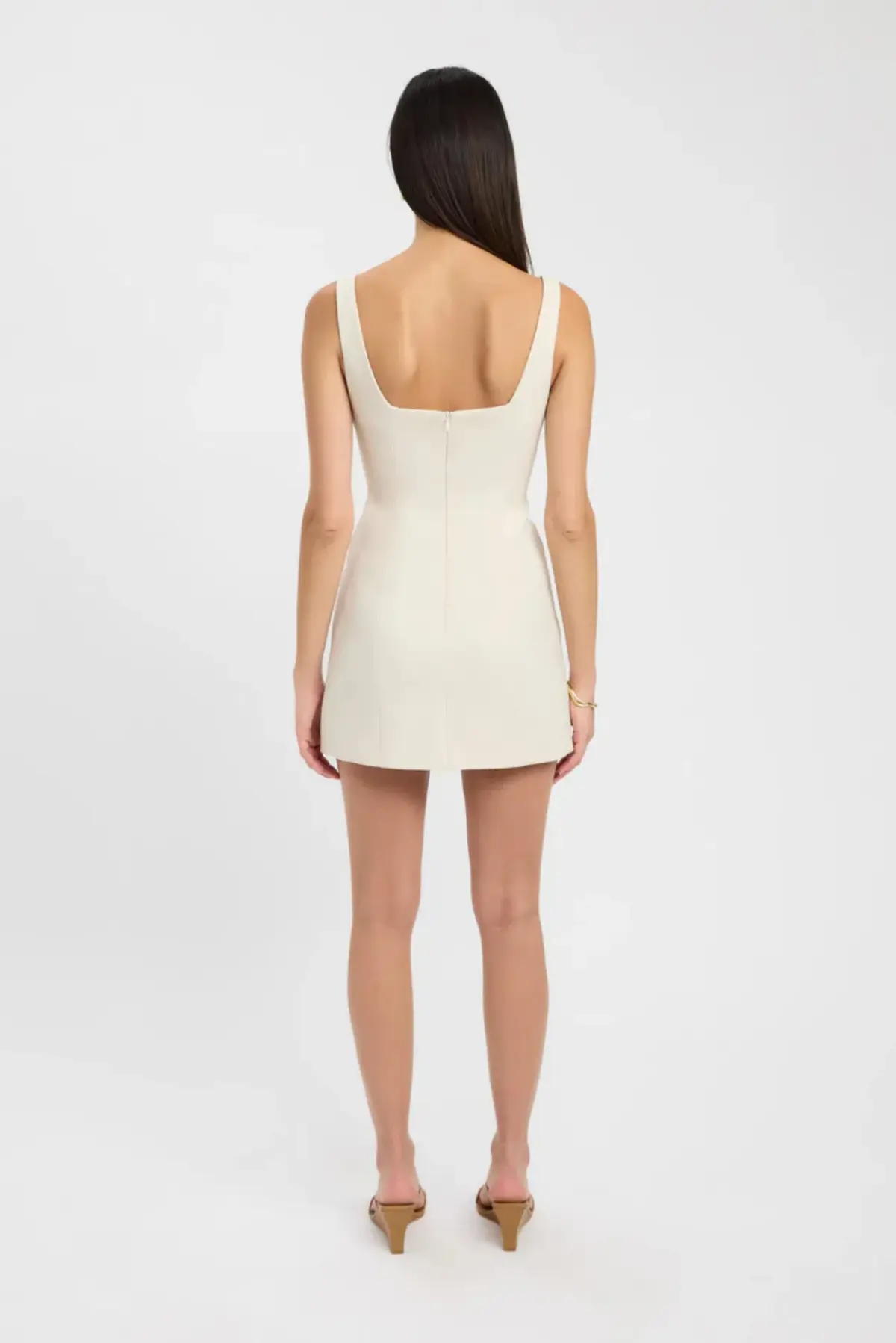 Kookai Alto Bustier Mini Dress in Almond Milk Size 8  - Image 3
