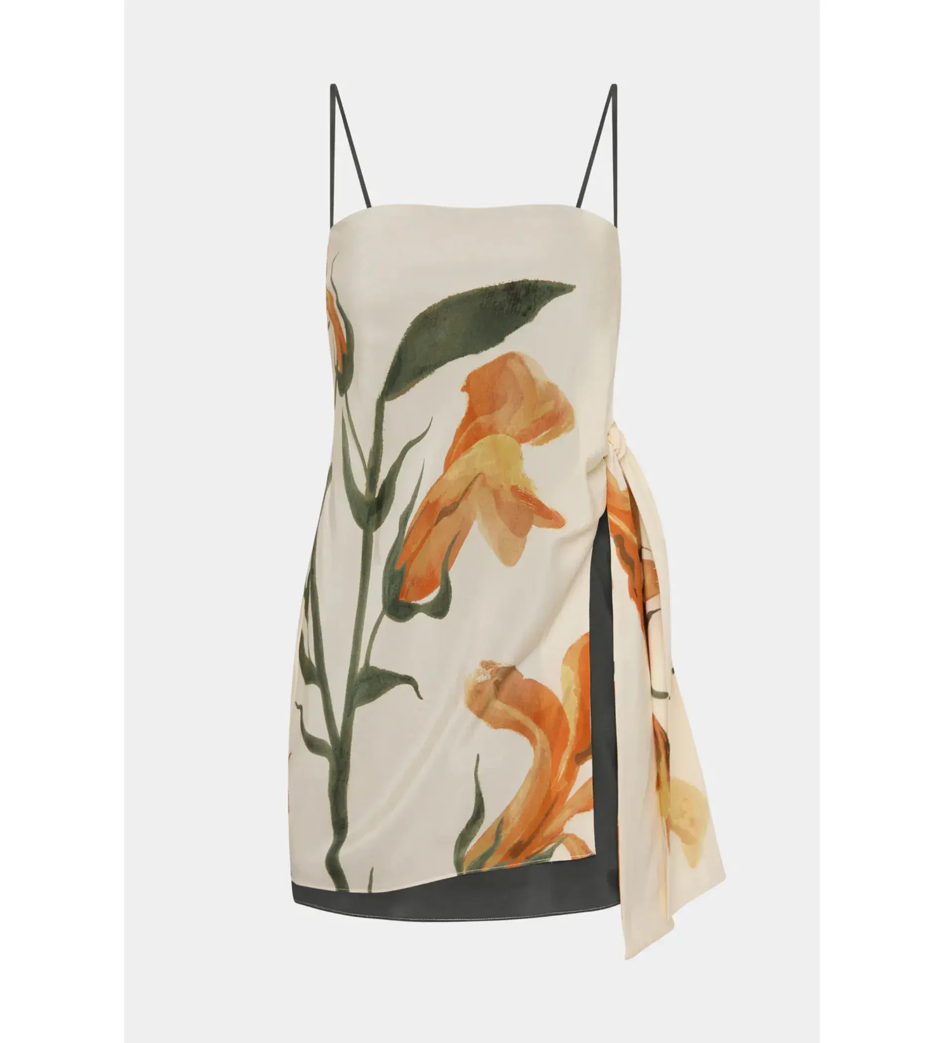 Sir the Label Constance Tie Mini Dress Iris Floral Size 2 / AU 10 - Image 5